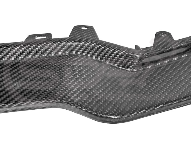 2023-UP CORVETTE C8 Z06 | Z07 STYLE EXTENDED ONE-PIECE FRONT LIP SPLITTER GROUND EFFECTS