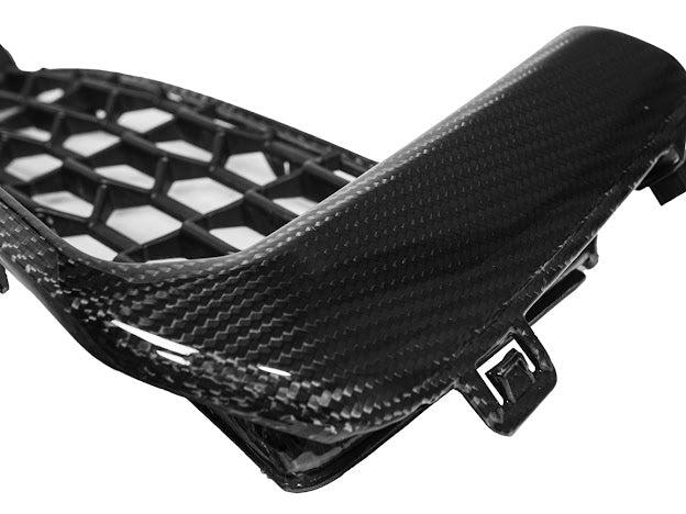 2024-Up Ford Mustang S650 Dark Horse | CARBON FIBER Front Lower Grille Insert Pair