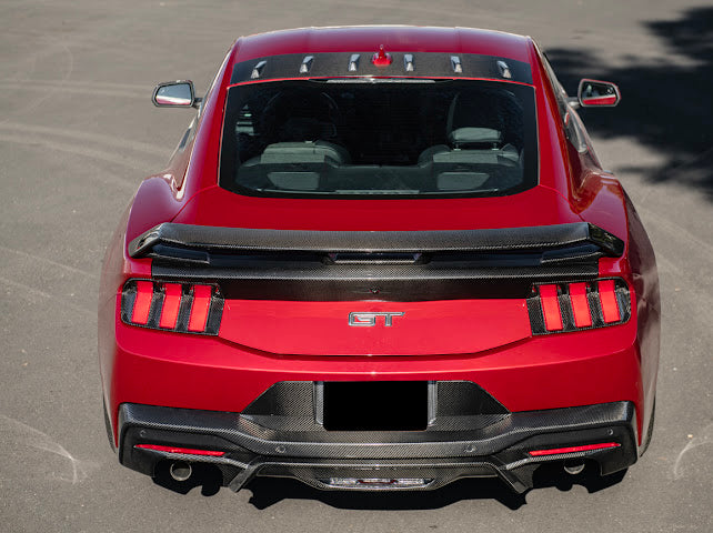 2024+ FORD MUSTANG S650 COUPE |   CARBON FIBER REAR ROOF WING SPOILER