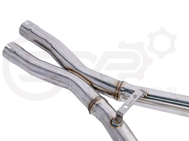 1997-2004 Chevrolet Corvette C5 | T-304 Stainless Steel 2.5" X Mid Pipe Exhaust