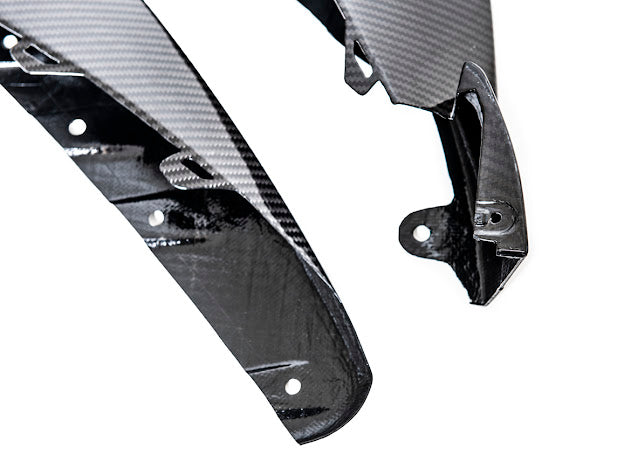 2021-Up BMW G82 / G83 M4 | Factory Extended Style Carbon Fiber Front Lip Splitter Pair Ground Effects