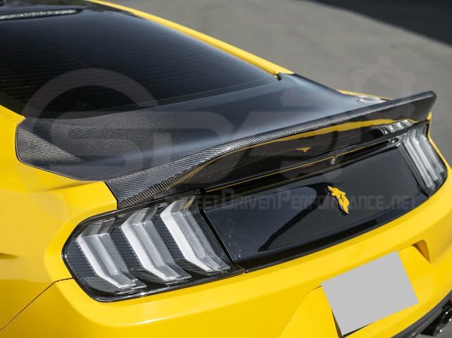 2015-2023 FORD MUSTANG | SUPER SNAKE STYLE REPLACEMENT REAR TRUNK LID WITH INTEGRATED SPOILER