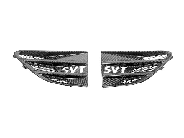 2009-2014 Ford F-150 Raptor SVT | SDP Package Carbon Fiber Side Fender Vents Trim Replacement (Pair)