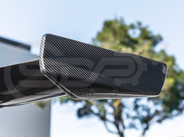 2014-2019 CHEVROLET CORVETTE C7 | ZR1 ZTK CONVERSION PACKAGE REAR SPOILER HIGH WING WITH WING RISER