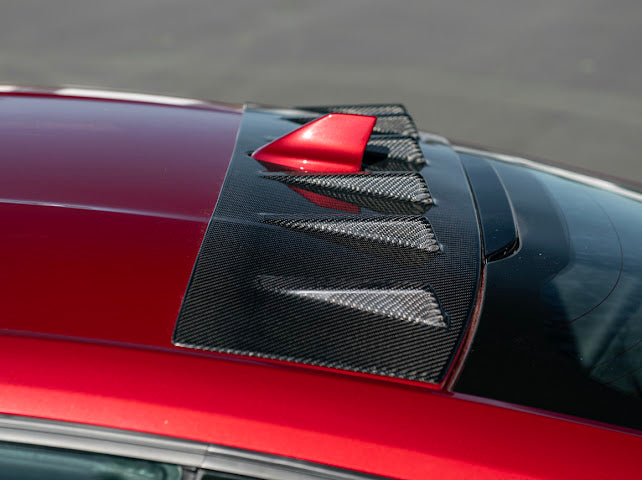 2024+ FORD MUSTANG S650 COUPE |   CARBON FIBER REAR ROOF WING SPOILER