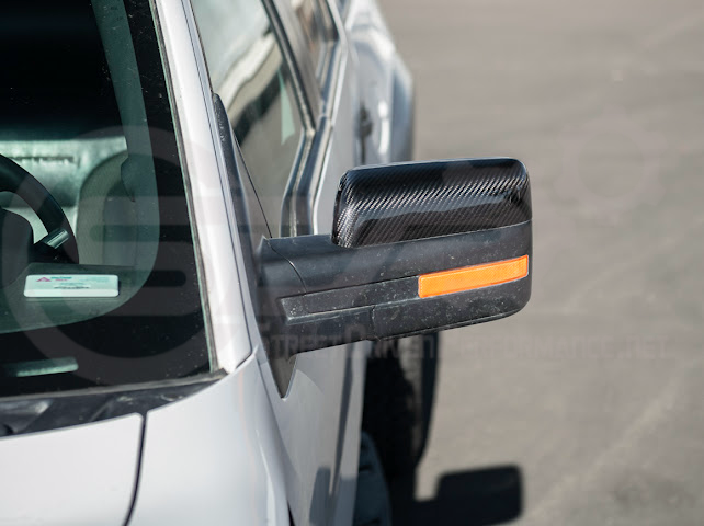 2009-2014 Ford F-150 Raptor SVT | Factory Style Carbon Fiber Mirror Covers Replacement