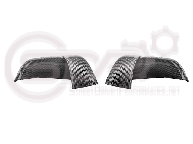 2025-Up Tesla Model Y | Carbon Fiber Tape On Side Mirror Cap Covers Pair