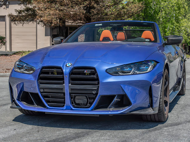 2021-UP BMW G82 / G83 M4 | M-PERFORMANCE STYLE CARBON FIBER FRONT SIDE LIP SPLITTER GROUND EFFECTS