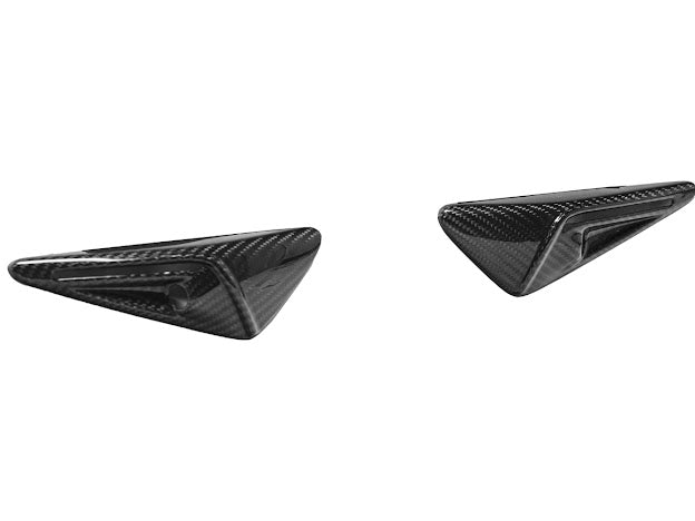 2020-UP TESLA MODEL 3 & Y CARBON FIBER EXTERIOR ALL INCLUSIVE CAMERA COVERS