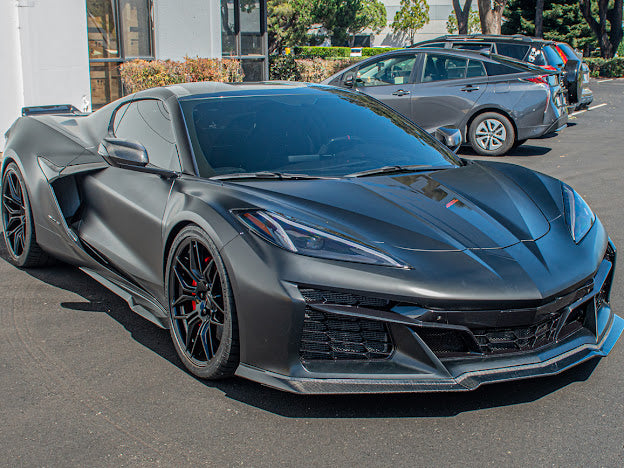 2020+ CORVETTE C8 Z06 & E-Ray | 3-PIECES FRONT LIP SPLITTER GROUND EFFECTS
