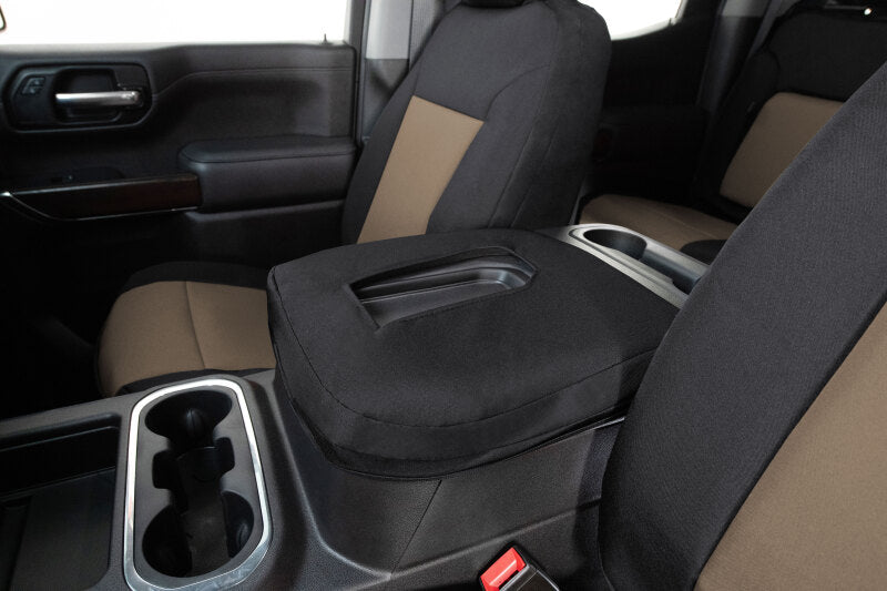 Covercraft 15-24 Nissan Murano Endura PrecisionFit Custom Front Row Seat Covers - Tan/Black