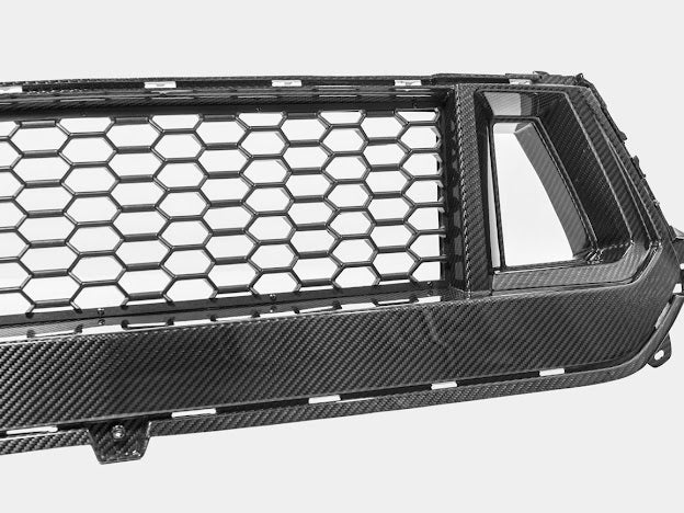 2024-UP MUSTANG S650 | CARBON FIBER FRONT UPPER GRILLE W/ GT MESH REPLACEMENT