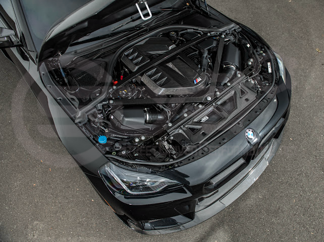 2021+ BMW G87 G80 G82 M2 M3 M4 | DRY CARBON FIBER WATER TANK RADIATING PLATE COVER TRIM
