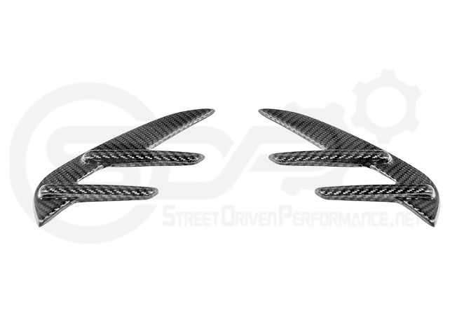 2021-UP BMW G82 G83 M4 | FACTORY REPLACEMENT CARBON FIBER SIDE FENDER VENT TRIM COVERS PAIR