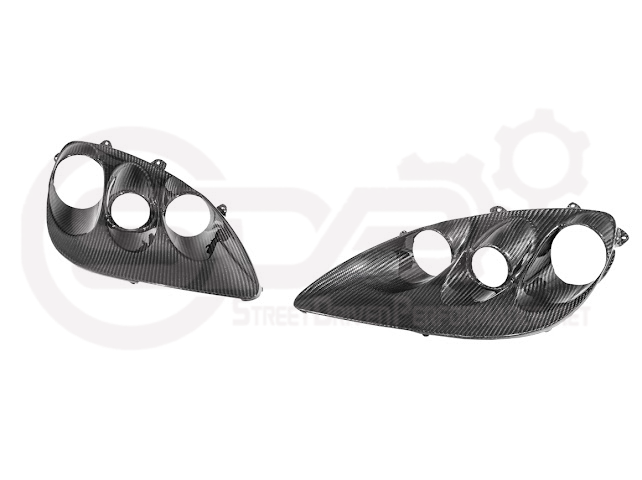 2005-2013 CHEVROLET CORVETTE C6 | FACTORY OEM STYLE CARBON FIBER  HEADLIGHTS HOUSING REPLACEMENT