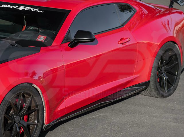 2016-2024 6TH GEN CAMARO ZL1 SIDE SKIRTS ROCKER PANLES GROUND EFFECTS