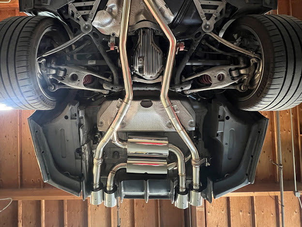 2015-2020 BMW F80 M3 F82 / F83 M4 | 2.5" PIPING W/ 3.5 " QUAD TIPS AXLE BACK EXHAUST