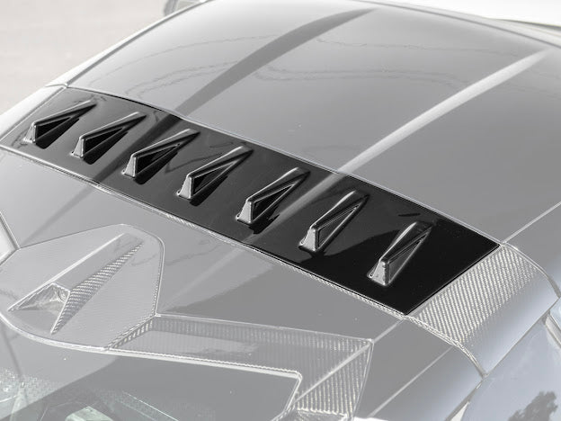 2020+ CHEVROLET CORVETTE C8 COUPE | CARBON FIBER REAR ROOF WING SPOILER VORTEX GENERATORS