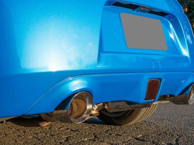 2009-PRESENT NISSAN 370Z Z34 STAINLESS STEEL AXLE BACK 4.5" DUAL TIPS EXHAUST