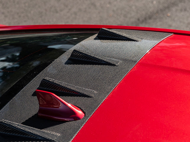 2024+ FORD MUSTANG S650 COUPE |   CARBON FIBER REAR ROOF WING SPOILER