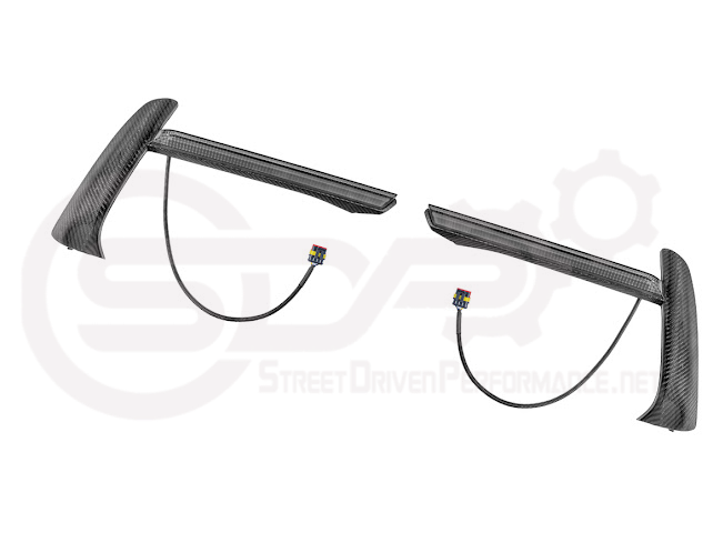 2020-UP CORVETTE C8 STINGRAY & Z51 | SEQUENTIAL FRONT GRILLE LED DRL LIGHT BAR BEZEL INSERTS PAIR