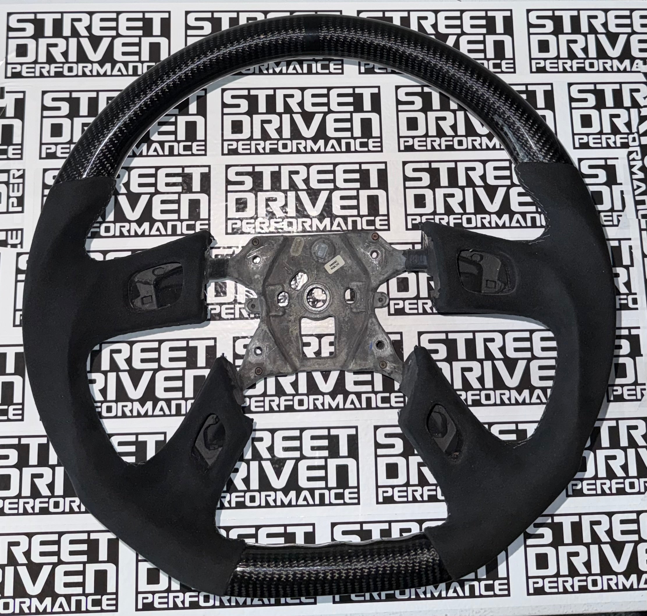 2003 - 2008 TBSS Trailblazer, Chevrolet Silverado / GMC Sierra (1500, 2500, & 3500) & H2 Hummer - Carbon Fiber / Leather Steering Wheels (IN STOCK READY TO SHIP)