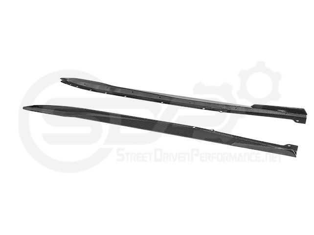 2023-UP CHEVROLET CORVETTE C8 Z06 & E-RAY | SDP PERFORMANCE TRACK STYLE CARBON FIBER SIDE SKIRTS ROCKER PANEL GROUND EFFECTS