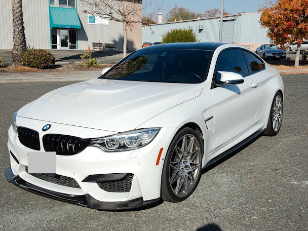 2015-2020 BMW F82 / F83 M4 | M-Performance Style CARBON FIBER Side Skirts Extension Rocker Panel Ground Effects