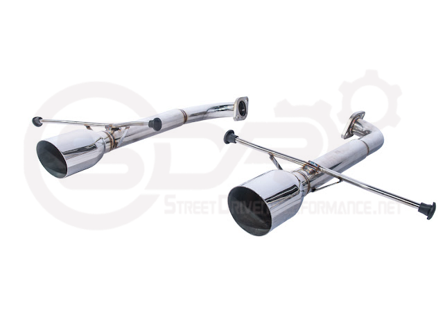 2019-PRESENT SUBARU ASCENT | MUFFLER DELETE AXLE BACK EXHAUST (CHROME OR BURNT BLUE TIPS)