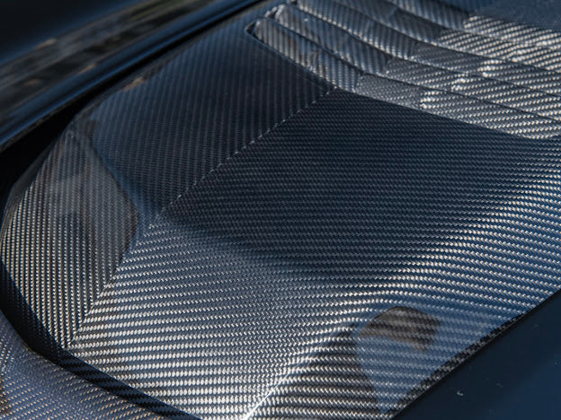2019 CHEVROLET CORVETTE C7 ZR1 CARBON FIBER HOOD VENT COWL LOUVER