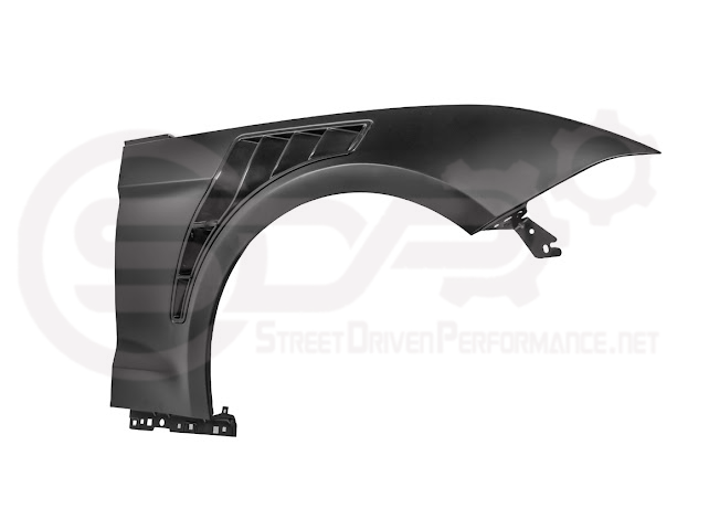2018-2023 Ford Mustang S550 | GTD Style Primed Black Front Side Vented Fenders