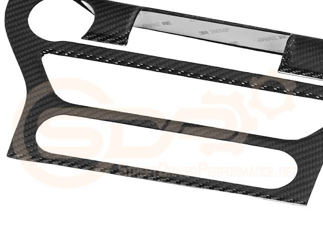 2015-2023 S550 | FORD MUSTANG CARBON FIBER CENTER CONSOLE CONTROL PANEL TRIM COVER