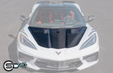 2020+ Corvette C8 GT3 R Style CARBON FIBER Vented Extractor Front Hood