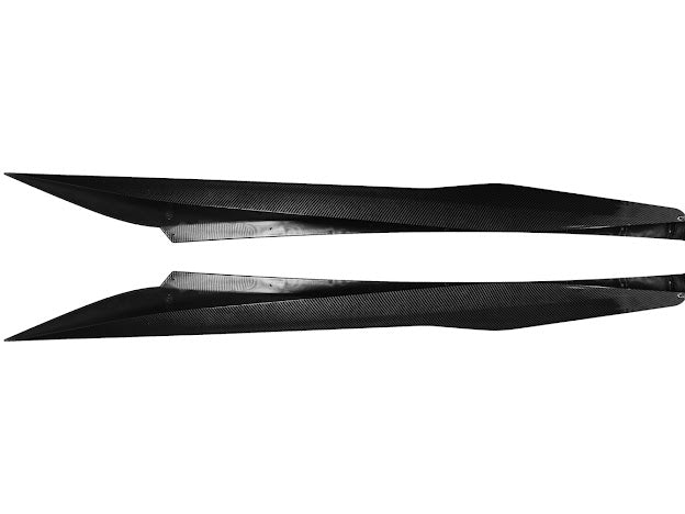 2020+ CHEVROLET CORVETTE C8 STINGRAY | Z06 PACKAGE SIDE SKIRTS ROCKER PANELS GROUND EFFECTS