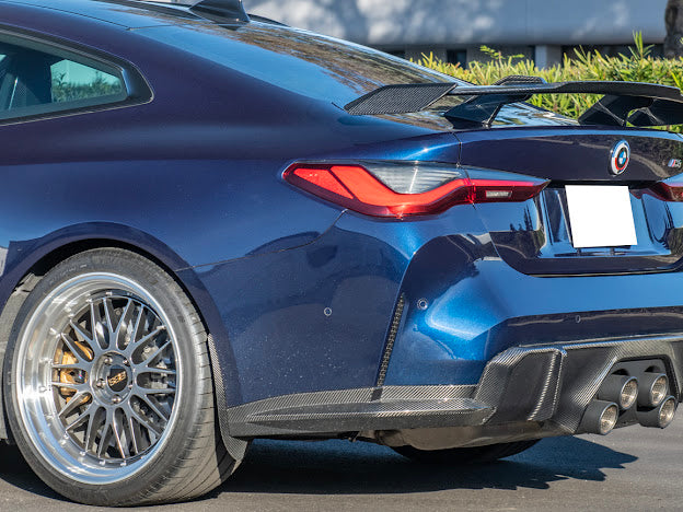 2021-UP BMW G82 / G83 M4 | HIGH KICK GT PACKAGE CARBON FIBER HIGH KICK REAR TRUNK SPOILER WING