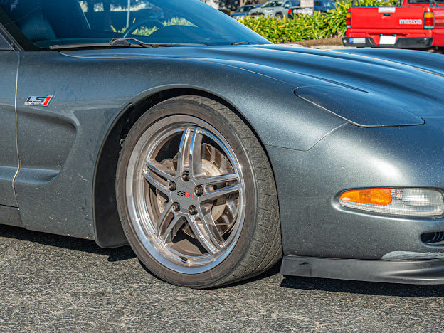 1997-2004 CHEVROLET CORVETTE C5 FRONT AND REAR EXTENDED SPLASH GUARDS / MUD FLAPS