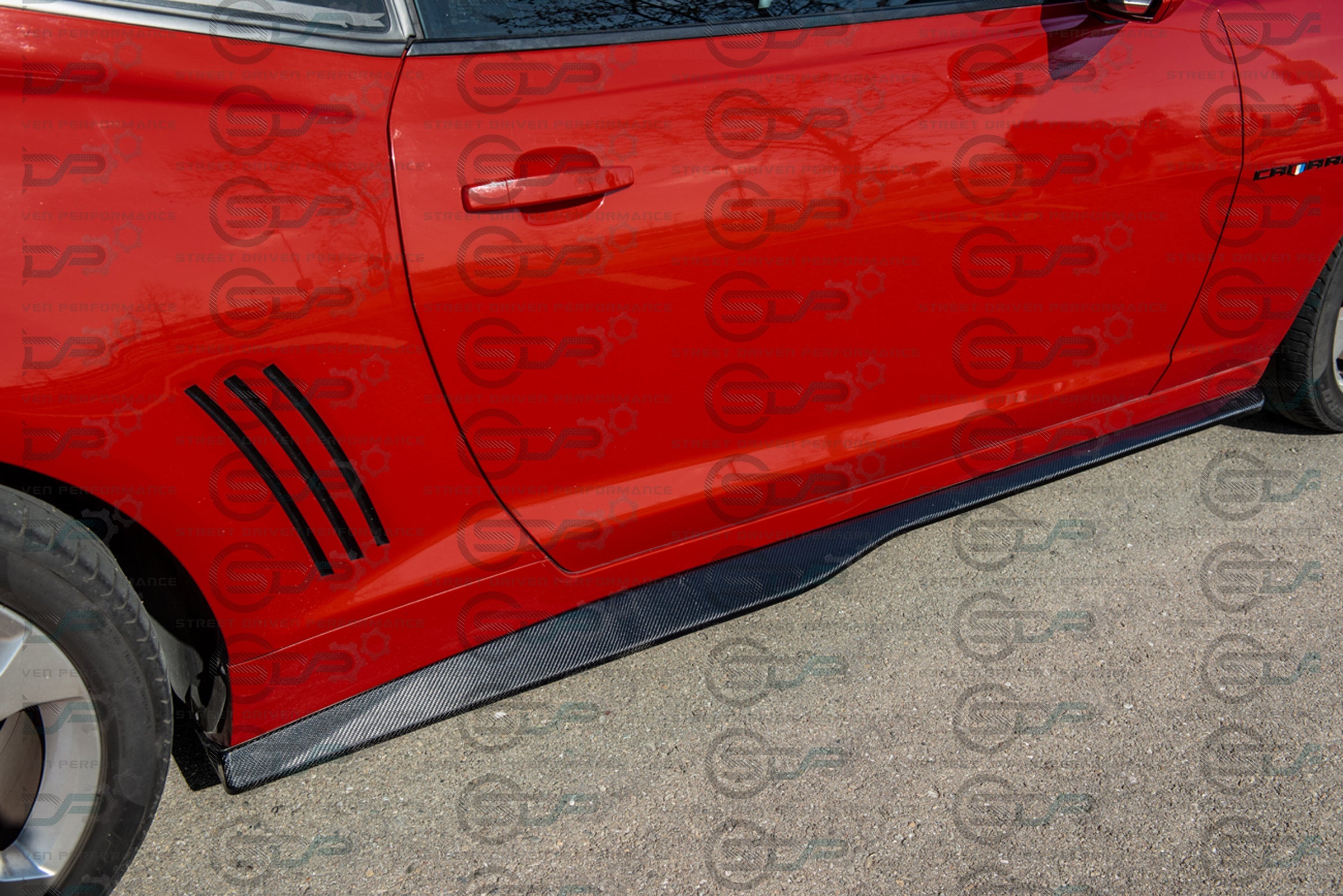 2010-2015 5TH GEN CAMARO PERFORMANCE TRACK PACKAGE SIDE SKIRTS ROCKER PANEL GROUND EFFECTS