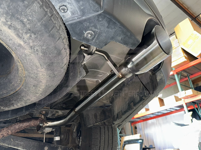 2019-PRESENT SUBARU ASCENT | MUFFLER DELETE AXLE BACK EXHAUST (CHROME OR BURNT BLUE TIPS)