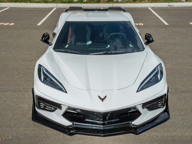 2020+ CORVETTE C8 STINGRAY & Z51 | SDP PERFORMANCE TRACK EDITION FRONT SPLITTER LIP GROUND EFFECTS