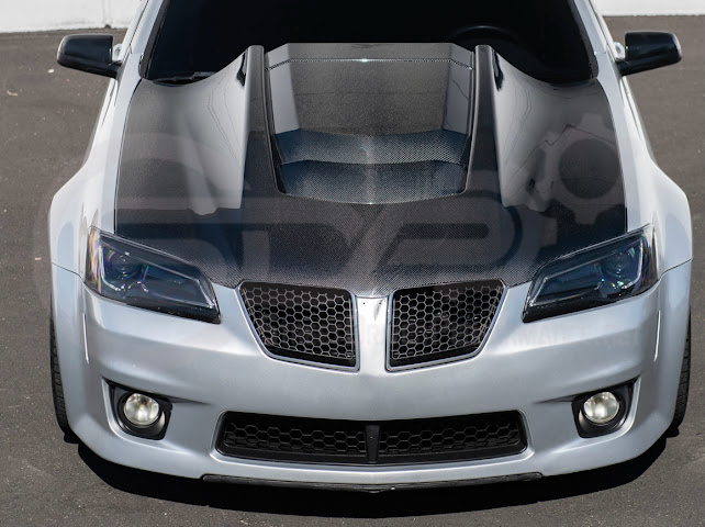 2008-2009 PONTIAC G8 CARBON FIBER ZR1 STYLE FRONT VENTED COWL HOOD