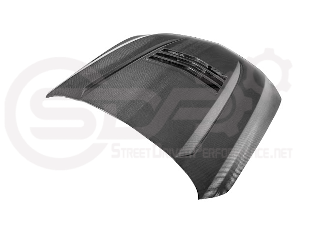 2020-Up Cadillac CT5 / CT5-V / CT5-V Blackwing | “CTS-V, V3” Style CARBON FIBER Front Vented Hood
