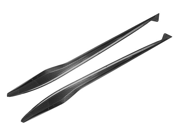 2020-UP CHEVROLET CORVETTE C8 Z06 |CARBON FIBER SIDE SKIRTS ROCKER PANELS GROUND EFFECTS