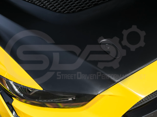 2018-2023 FORD MUSTANG S550 | GTD STYLE ALUMINUM FRONT AIR VENTED HOOD