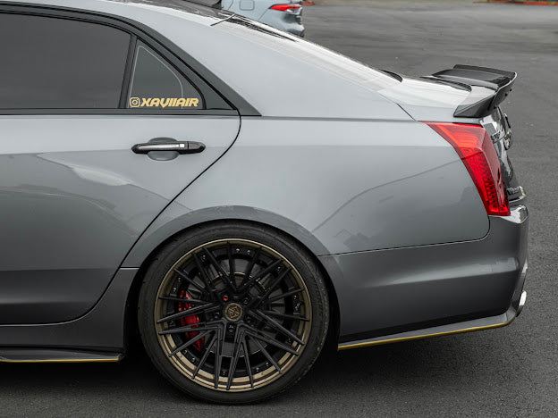 2016-2019 Cadillac CTS-V V3 | FULL CARBON FIBER Rear Trunk Lid Wing Wickerbill Spoiler