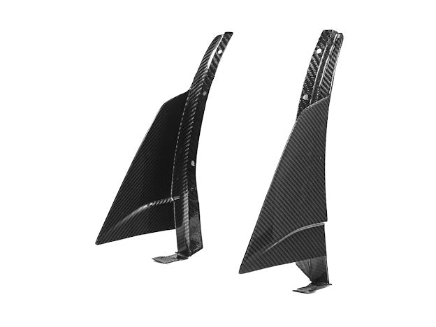 2019 CHEVROLET CORVETTE C7 ZR1 CARBON FIBER FRONT SPLITTER SIDE WINGLET EXTENSIONS (PAIR)