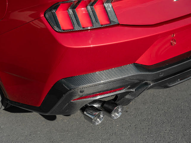 2024-Up Ford Mustang S650 | GT Style CARBON FIBER Rear Bumper Diffuser