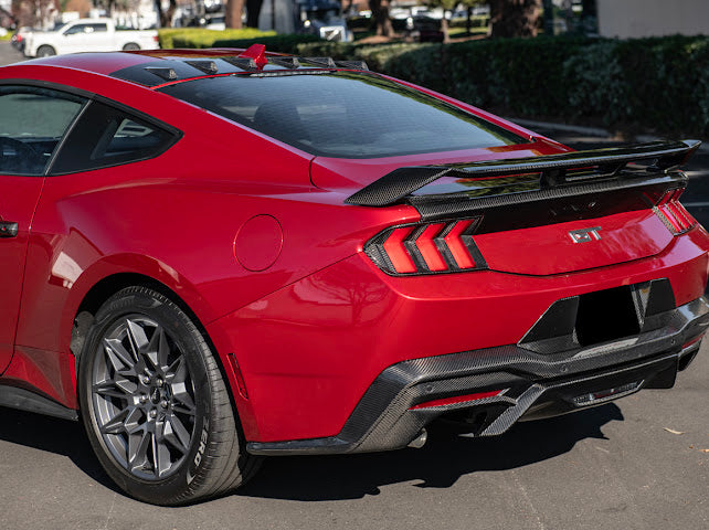 2024+ FORD MUSTANG S650 COUPE |   CARBON FIBER REAR ROOF WING SPOILER
