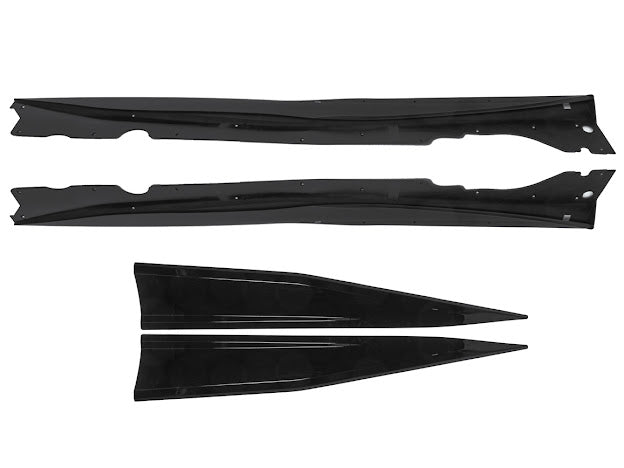 2020-PRESENT CHEVROLET CORVETTE C8 STINGRAY & Z51 | 3VM STYLE SIDE SKIRTS ROCKER PANELS GROUND EFFECTS