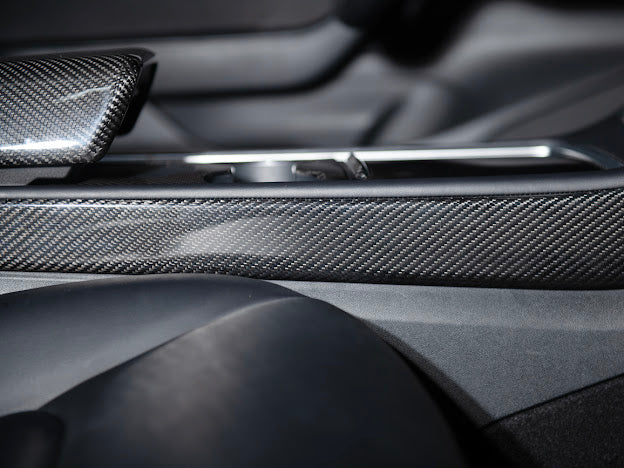 2020-UP TESLA MODEL 3 & Y CARBON FIBER INTERIOR CENTER CONSOLE SHIFT SIDES