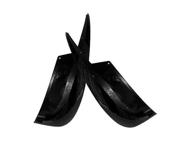 2005-2013 CHEVROLET CORVETTE C6 BASE FRONT AND REAR SPLASH GUARDS MUD FLAPS